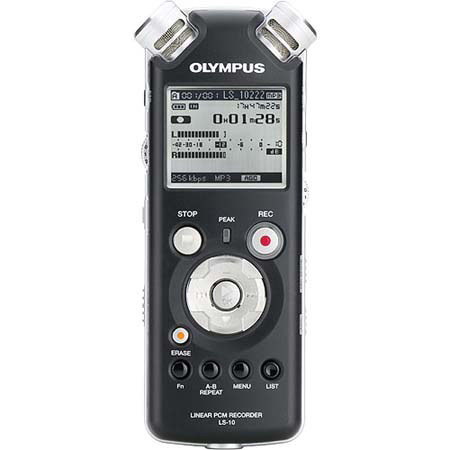 Olympus LS-10 Linear PCM Recorder Box, with 2GB Memory &amp; SD Removable Media Card Slot image