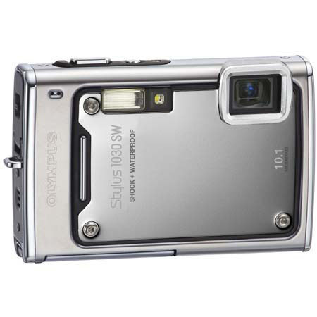 Olympus Stylus 1030 Shockproof Waterproof Digital Camera, 10.1 Megapixel, 3.6x Wide Angle Optical Zoom, 5x Digital Zoom, 2.7" LCD Screen, Silver image