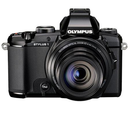 Olympus Stylus 1 Digital Camera, 12MP, 10.7x i.Zuiko Optical Zoom, 3.0