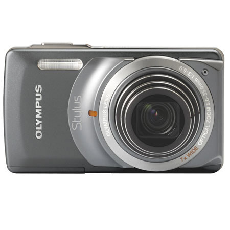 Olympus Stylus 7010 12MP Digital Camera, 7x Optical Zoom, 5x Digital Zoom, 2.7" LCD Screen, Gray image
