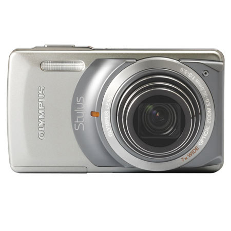 Olympus Stylus 7010 12MP Digital Camera, 7x Optical Zoom, 5x Digital Zoom, 2.7" LCD Screen, Silver image