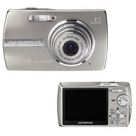 Olympus Stylus 710 Point &amp; Shoot Digital Camera, 7.0 Megapixel, 3x Optical, 5x Digital Zoom &amp; 2.5" LCD image