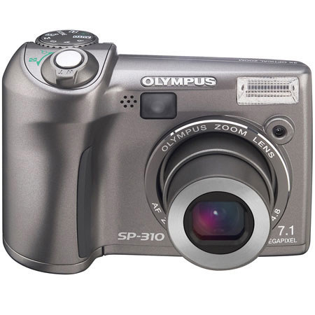 OLYMPUS SP-310 Digital Point and Shoot Camera, 7.1mp with 3x Optical, 5x Digital Zoom. image