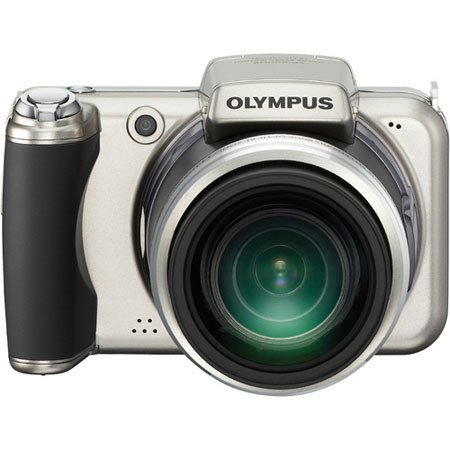Olympus SP-800 Ultra Zoom Digital Camera, 14.0 Megapixel with 30x Wide Zoom, 3.0 inch LCD, Titanium image