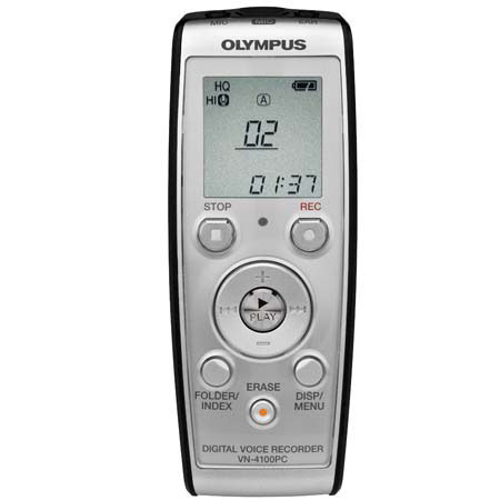 Olympus VN-4100 PC Linked Digital Voice Recorder with nearly 144 Hours of Recording Time. image