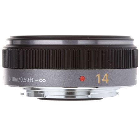 Panasonic H-H014 LUMIX G 14mm, f/2.5 Aspherical Lens for Micro Four Thirds Lens Mount Systems image
