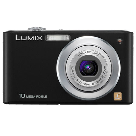 Panasonic Lumix DMC-FS42K 10.1 Megapixel Digital Camera with 4x Optical Zoom, 4x Digital Zoom and 2.5" TFT LCD Display, Black image