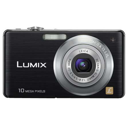 Panasonic Lumix DMC-FS7K 10.1 Megapixel Compact Digital Camera with iA mode, 4x Optical Zoom, 4x Digital Zoom &amp; 2.7" TFT LCD Display, Black image