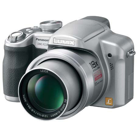 Panasonic Lumix DMC-FZ28K 10.1 Megapixel Digital Camera with 27mm LEICA Lens, 18x Optical &amp; 4x Digital Zoom, 2.7" LCD, Silver image