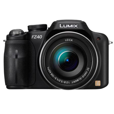 Panasonic DMC-FZ40K 14.1 Megapixels Digital Camera with 25mm Ultra Wide-Angle Leica DC Vario-Elmarit Lens, Powerful 24x Optical Zoom - Black image