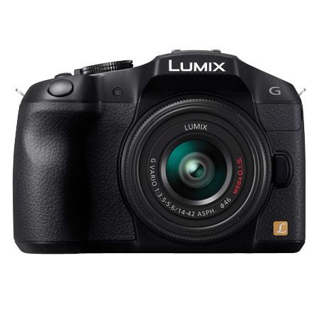 Panasonic Lumix DMC-G6KK Mirrorless Micro Four Thirds Digital Camera with 14-42mm II Lens, 16MP, 3