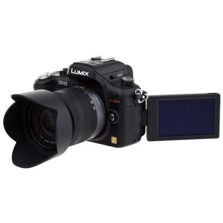 Panasonic Lumix DMC-GH2 16.05 Megapixels Digital Camera with 14-42mm Lens, 10x Zoom, 3 inch TFT LCD with Touch Panel, Black image