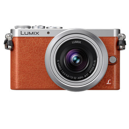 Panasonic Lumix DMC-GM1 Mirrorless Digital Camera (Orange) with 12-32mm Lens (Silver) , 16MP, 3