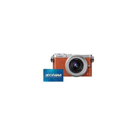 Panasonic Lumix DMC-GM1 Mirrorless Digital Camera (Orange) with 12-32mm Lens (Silver) , - With FREE $100 Adorama Gift Card