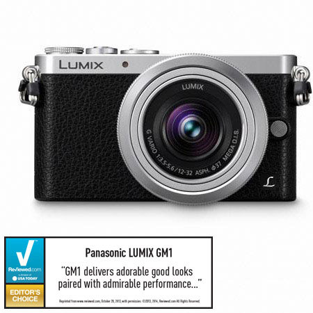 Panasonic Lumix DMC-GM1 Mirrorless Digital Camera with 12-32mm Lens, 16MP, 3