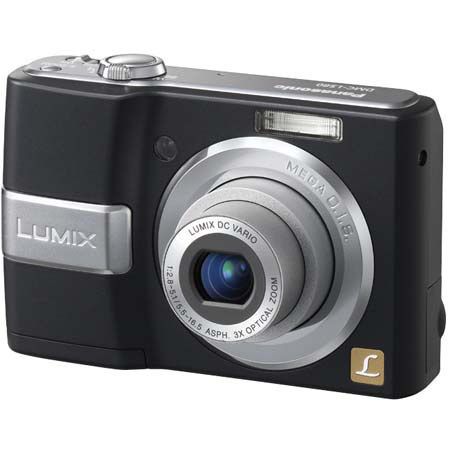 Panasonic Lumix DMC-LS80 Digital Point &amp; Shoot Camera, 8.1 Megapixel, 3x Optical Zoom &amp; 4x Digital Zoom, Black image