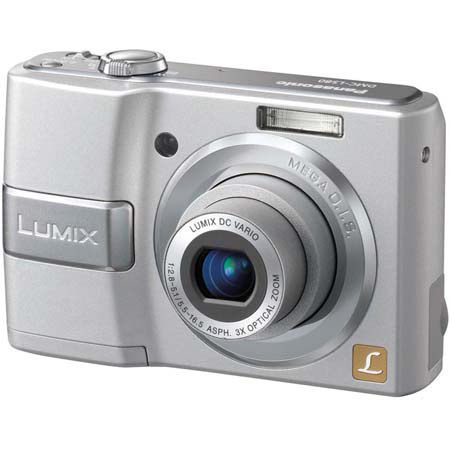 Panasonic Lumix DMC-LS80 Digital Point &amp; Shoot Camera, 8.1 Megapixel, 3x Optical Zoom &amp; 4x Digital Zoom, Silver image