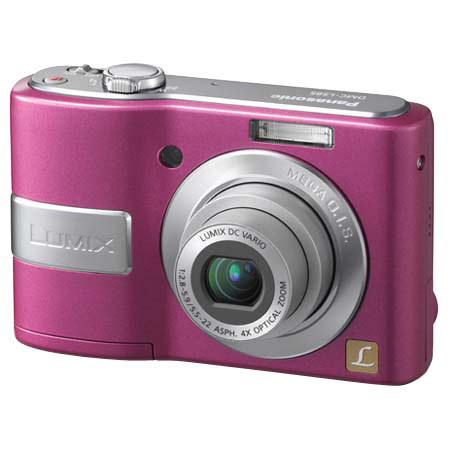 Panasonic Lumix DMC-LS85P 8.1 Megapixel Compact Digital Camera with iA mode, 4x Optical Zoom, 4x Digital Zoom &amp; 2.5" TFT LCD Display, Pink image