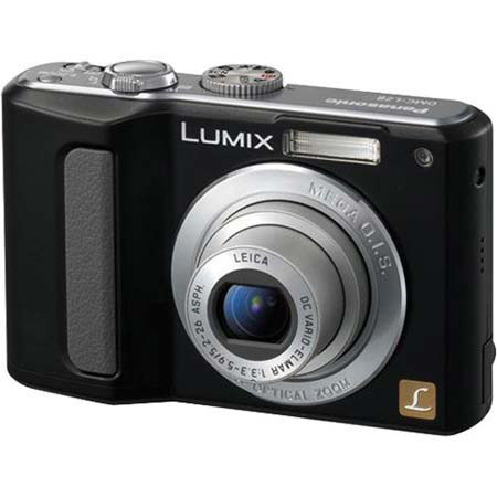 Panasonic Lumix DMC-LZ8 Digital Camera with 32mm Wide-Angle Lens, 8.1 Megapixel, 5x Optical Zoom &amp; 4x Digital Zoom, Black image