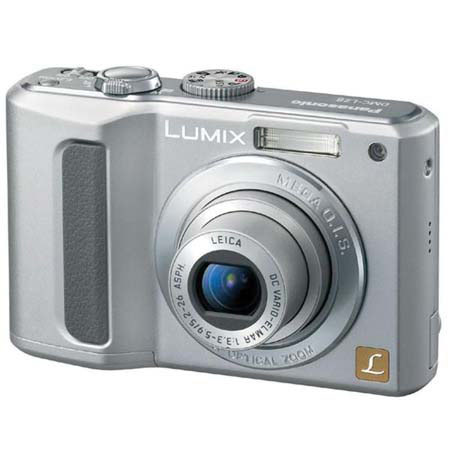 Panasonic Lumix DMC-LZ8 Digital Camera with 32mm Wide-Angle Lens, 8.1 Megapixel, 5x Optical Zoom &amp; 4x Digital Zoom, Silver image