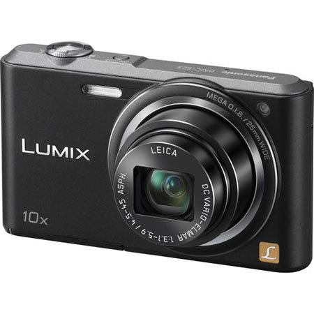 Panasonic Lumix DMC-SZ3 Digital Camera, 16.1 MP, 1/2.33" CCD Sensor, 10x Optical/ 4x Digital Zoom, Leica DC Vario-Elmar 10x Zoom Lens, Black