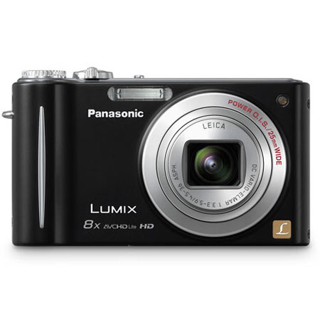 Panasonic Lumix DMC-ZR3K 14.1 Megapixel Digital Camera with 8.0x Optical Zoom, 2.7 inch LCD, AVCHD Lite HD Video Recording, Black image