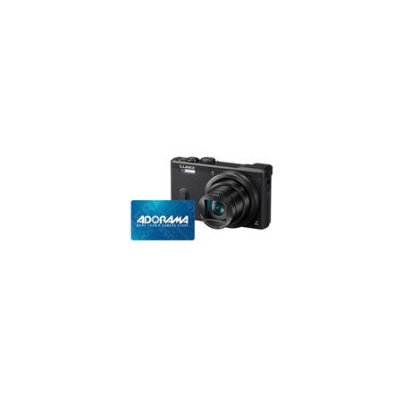 Panasonic Lumix DMC-ZS40 Digital Camera, 18.1MP Black - Bundle With $50 Gift Certificate