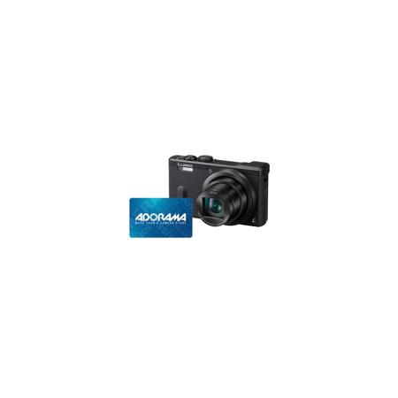 Panasonic Lumix DMC-ZS40 Digital Camera, 18.1MP Black - Bundle With $50 Gift Certificate