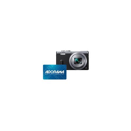 Panasonic Lumix DMC-ZS40 Digital Camera, 18.1MP, Silver - Bundle With $ 50 Gift Certificate