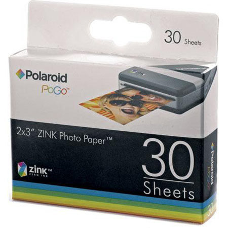 Polaroid PoGo ZINK Photo Paper (2" x 3") 30 Sheet Pack image