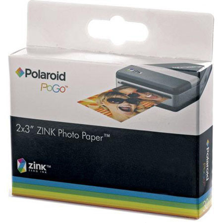 Polaroid PoGo ZINK Photo Paper (2&quot; x 3&quot;), 90 Sheet Pack image