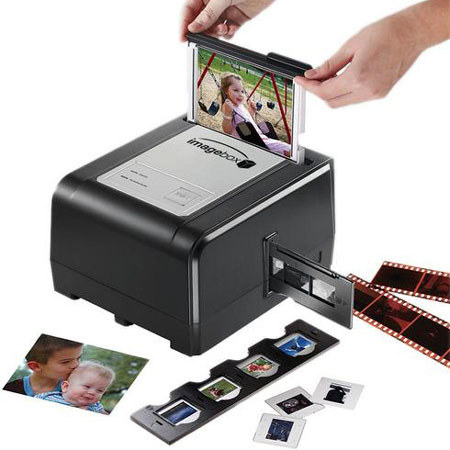Pacific Image ImageBox, 35mm Film, Mounted Slides, &amp; Print Photo Scanner with 1800dpi, USB 2.0 Interface image