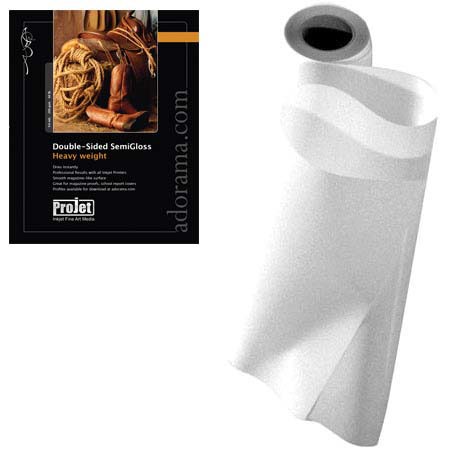 Projet Heavy Weight Double Sided Semi-Gloss Inkjet Paper, 9.0 mil., 17" x 100' Roll. image