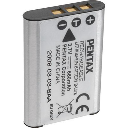Pentax D-LI78 Rechargeable Lithium-Ion Battery for the Optio M50 & W60 Digital Camera