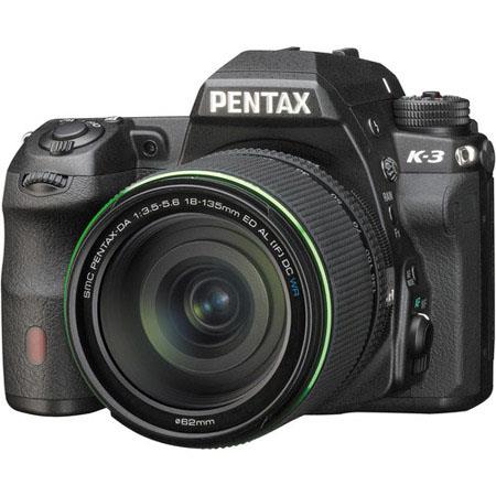 Pentax K-3 Digital SLR Camera with DA 18-135 WR Lens