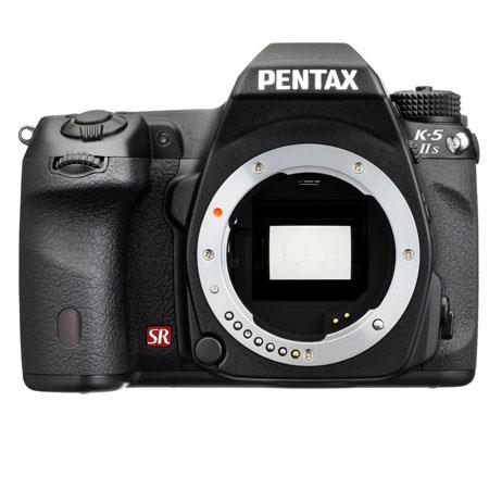 Pentax K-5 IIs Digital SLR Camera Body, Anti Aliasing Filterless Design, 16.3 MP, SAFOX X Autofocus, 3