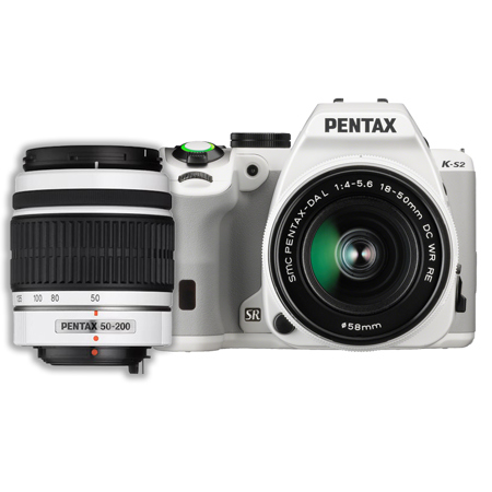 UPC 027075289840 product image for Pentax K-S2 Digital SLR Camera with 18-50mm & 50-200mm Lenses, 20.1MP, 3" V | upcitemdb.com