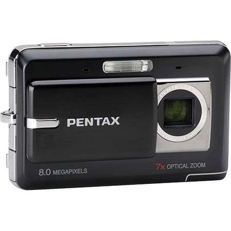 Pentax Optio Z10 Digital Point &amp; Shoot Camera, 8.0 Megapixel, 7x Optical Zoom, 5x Digital Zoom, 2.5" LCD &amp; Blur Reduction Mode image