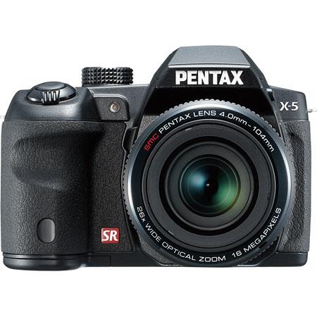 Pentax X-5 Digital Camera, 16MP, Electronic Viewfinder, 26X Super-Tele Zoom Lens, 3