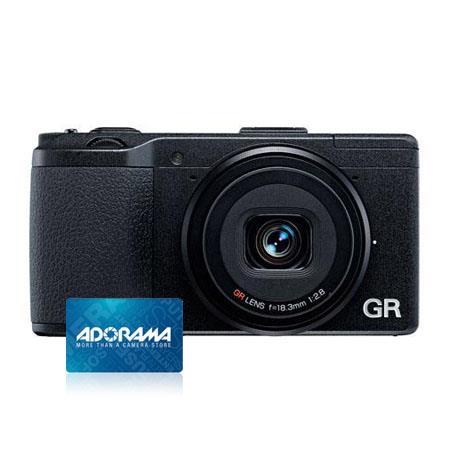 Ricoh GR Pocket-Size Compact Digital Camera - Bundle - with Adorama $100.00 Gift Certificate