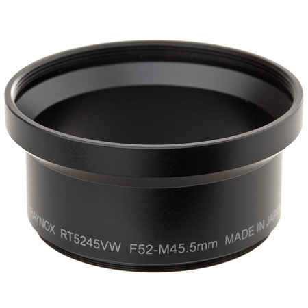 Raynox Camera Adapter Tube, adapts Raynox Wide Angle & HD-3030PRO Lenses with 52mm Filter Thread to Sony CyberShot DSC-V1