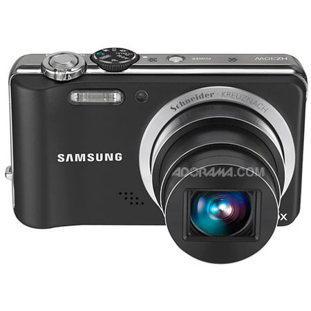 Samsung HZ Series HZ30W Digital Point and Shoot Camera, 12.2 Megapixel, 15x Optical Zoom, 3.0 inch LCD, 720p HD Video Recording, Black image