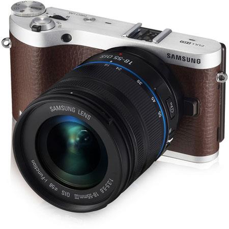Samsung NX300 Mirrorless Digital Camera with 18-55mm f/3.5-5.6 OIS Lens, 20.3MP, 3x Optical Zoom, 3.31