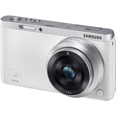 Samsung NX mini Mirrorless Digital Camera with 9mm Lens, 20.5MP, BSI CMOS Sensor, 3