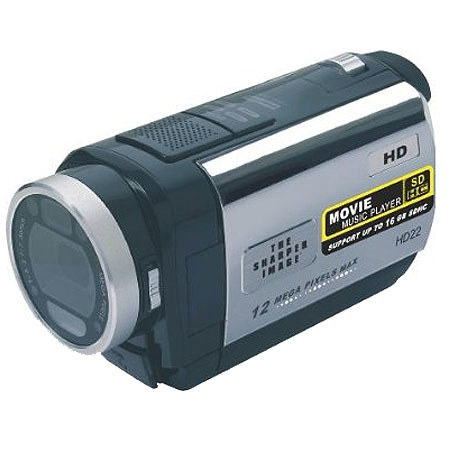 The Sharper Image HD22 5 Megapixel High Definition Camcorder with 8x Digital Zoom &amp; 3" LTPS LCD Screen image