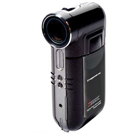 iSonic Snapbox DV-566 Multi-Function 7-in-1 Digital Video Camcorder / Still Camera, 5 MP CMOS, 2.0" LCD, 8x Digital Zoom, MP3 Player image