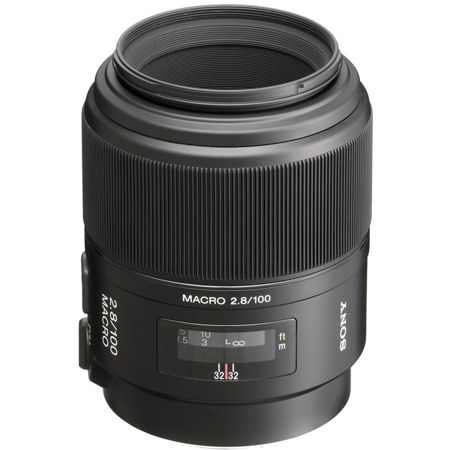 Sony 100mm f/2.8 a (alpha) Mount Digital SLR Macro Lens with Hood image