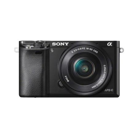 Sony Alpha A6000 Mirrorless Digital Camera with 16-50mm E-Mount Lens, Black