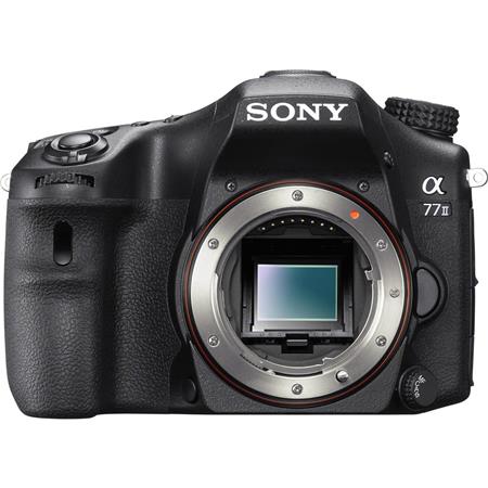 Sony a77II (Alpha 77 Mark II) Translucent Mirror DSLR Digital Camera, 24.3MP, 12fps, OLED Electronic Viewfinder, Full HD Movie with AVCHD, 79-point Auto Focus
