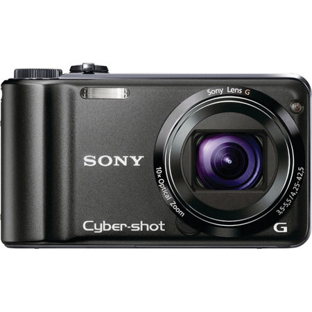 Sony Cyber-shot DSC-HX5V Digital Camera with 10.2 Megapixel, 10x Optical Zoom, 3.0" LCD Display, Black image